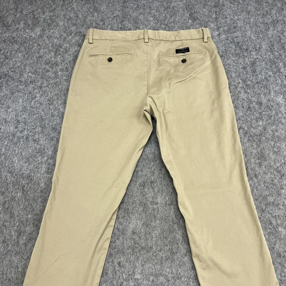 Banana Republic Pants Mens 33x32 Beige Rapid Movement Chino Fulton Skinny 33x30*